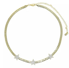 Star Herringbone Choker