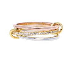 Diamond Cross Hoop