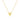 Heart Gold Pendant Necklace
