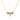 Bee Pave Gold Pendant Necklace