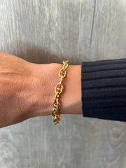 Gold Link Bracelet